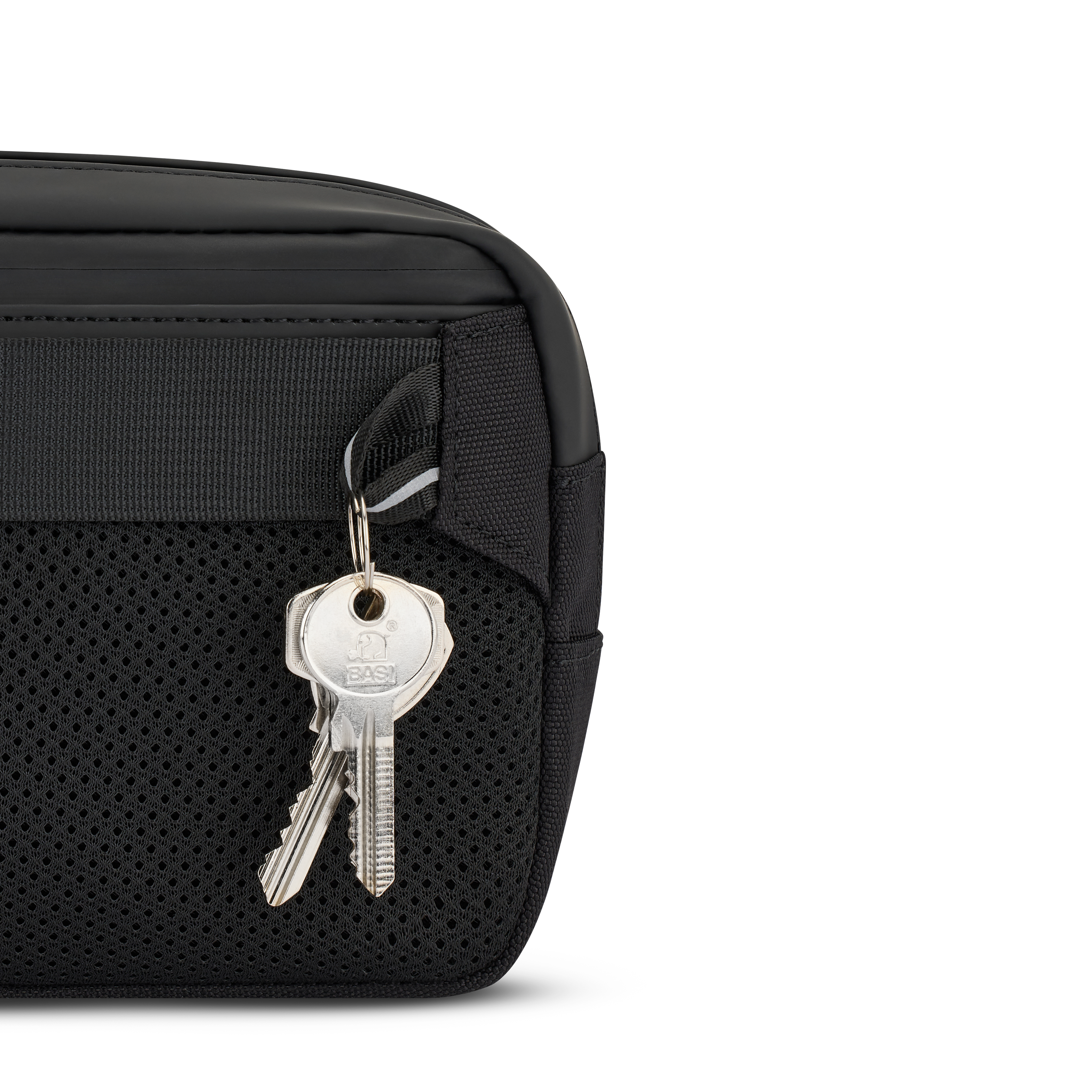 Kapten & Son Bergen Pro Crossbody All Black wasserabweisende Umhängetasche
mit Schlüssel