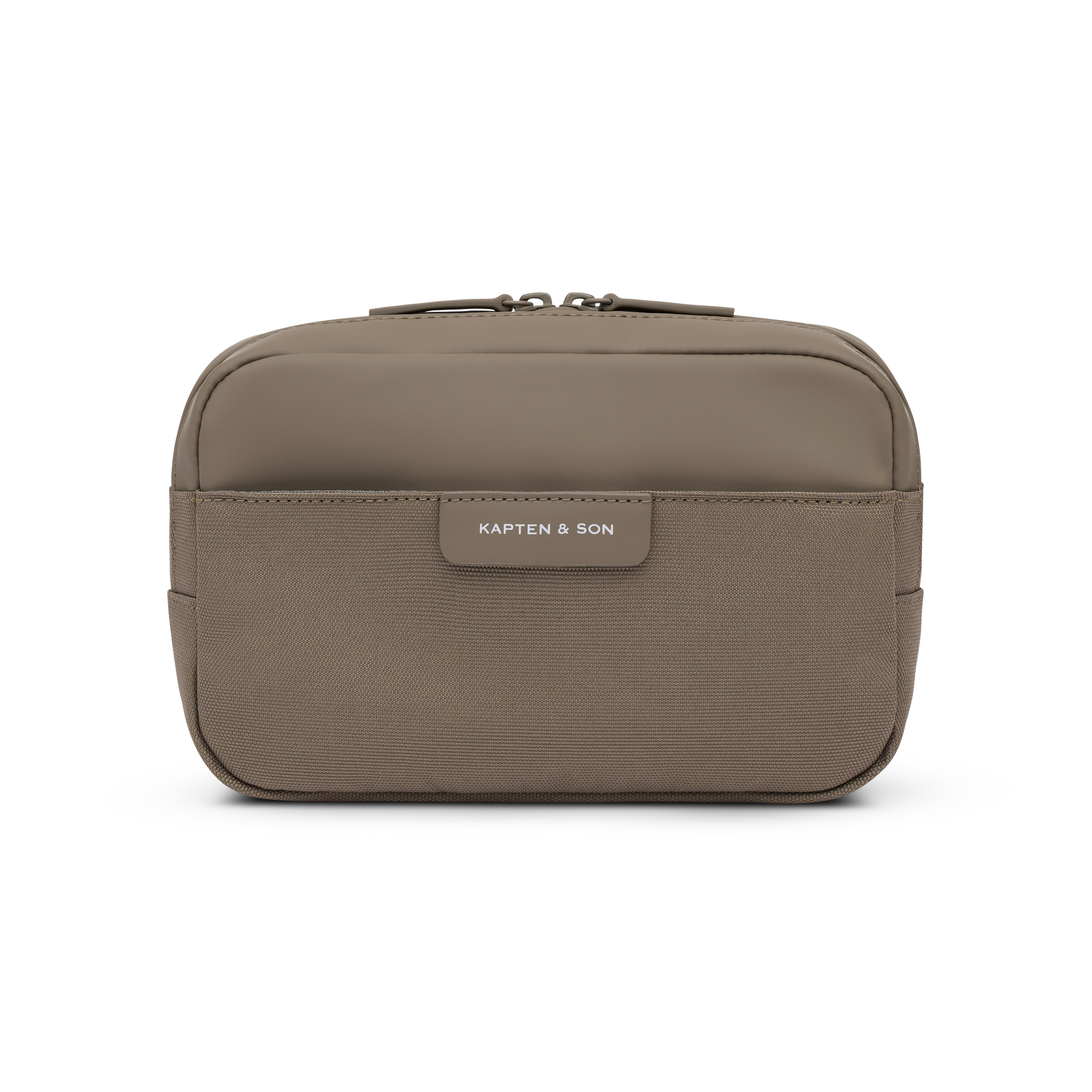 Kapten & Son Bergen Pro Crossbody Walnut Umhängetasche Frontansicht
