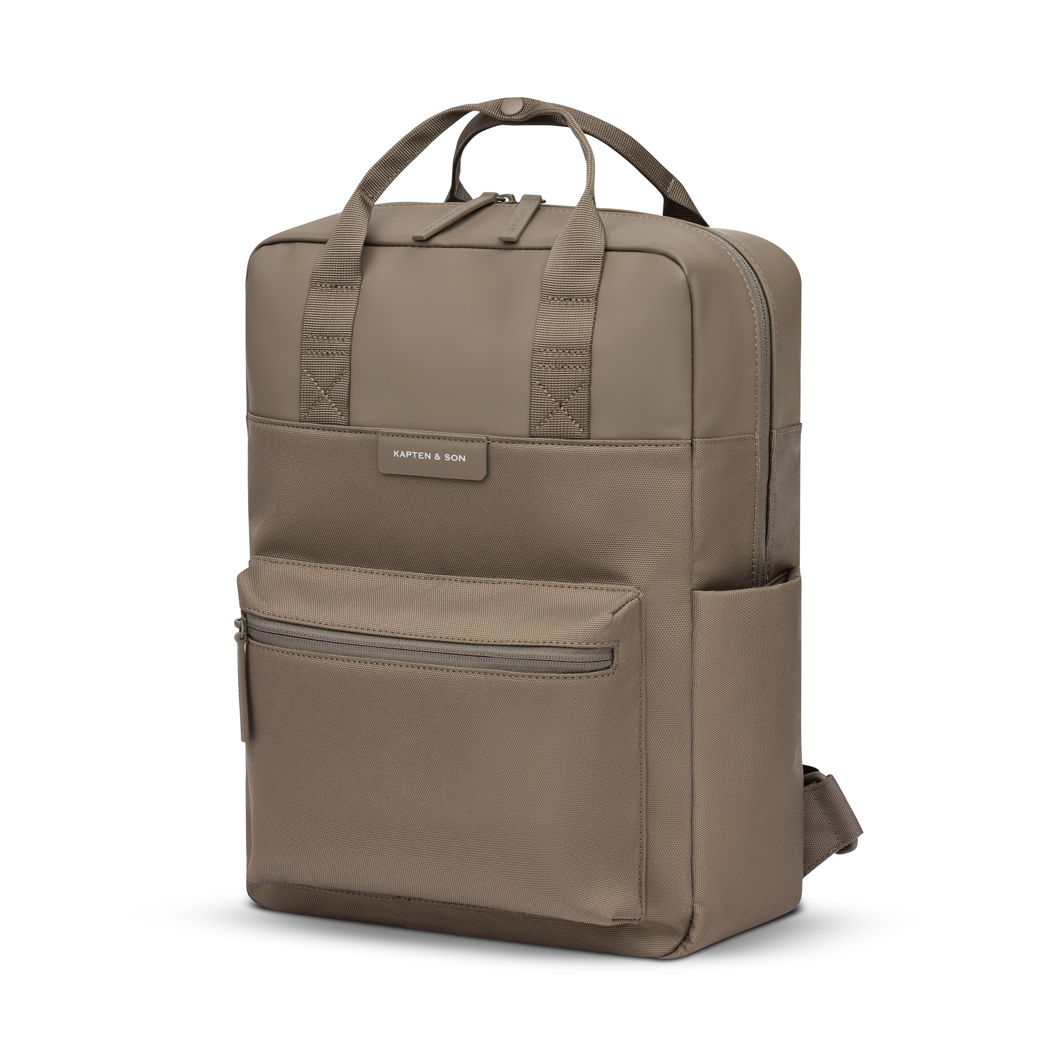 Sac à dos Kapten & Son Bergen Walnut, vue de profil