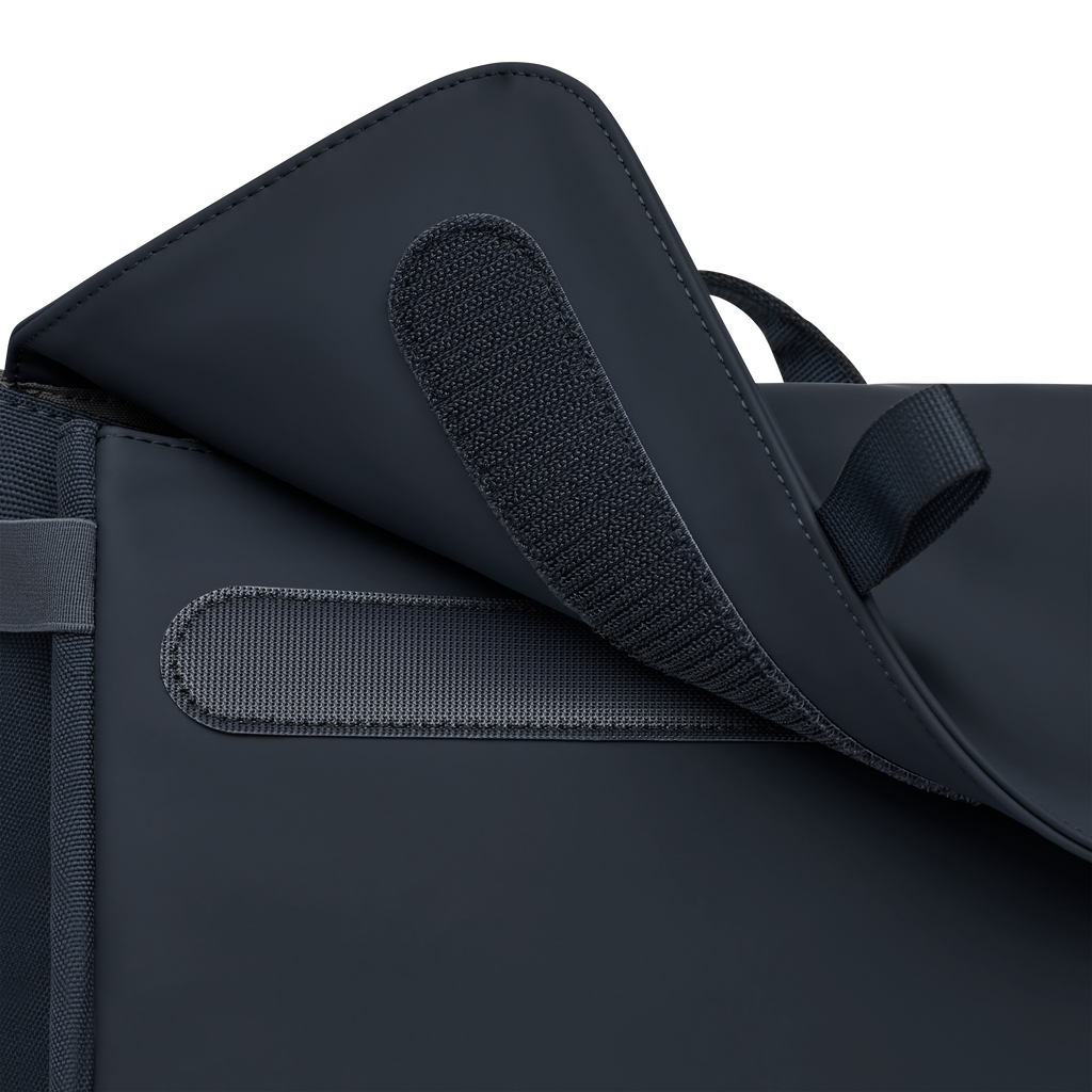 Sac à dos Kapten & Son Fyn Navy Blue, vue détaillée de la fermeture éclair, 13 L, bleu marine