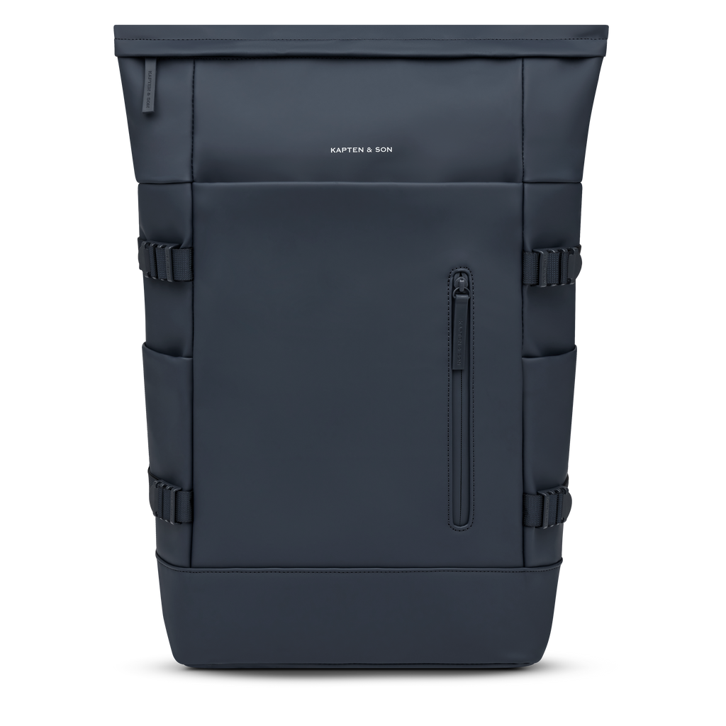 Sac à dos Helsinki Pro de Kapten & Son en couleur Navy Blue, vue de face