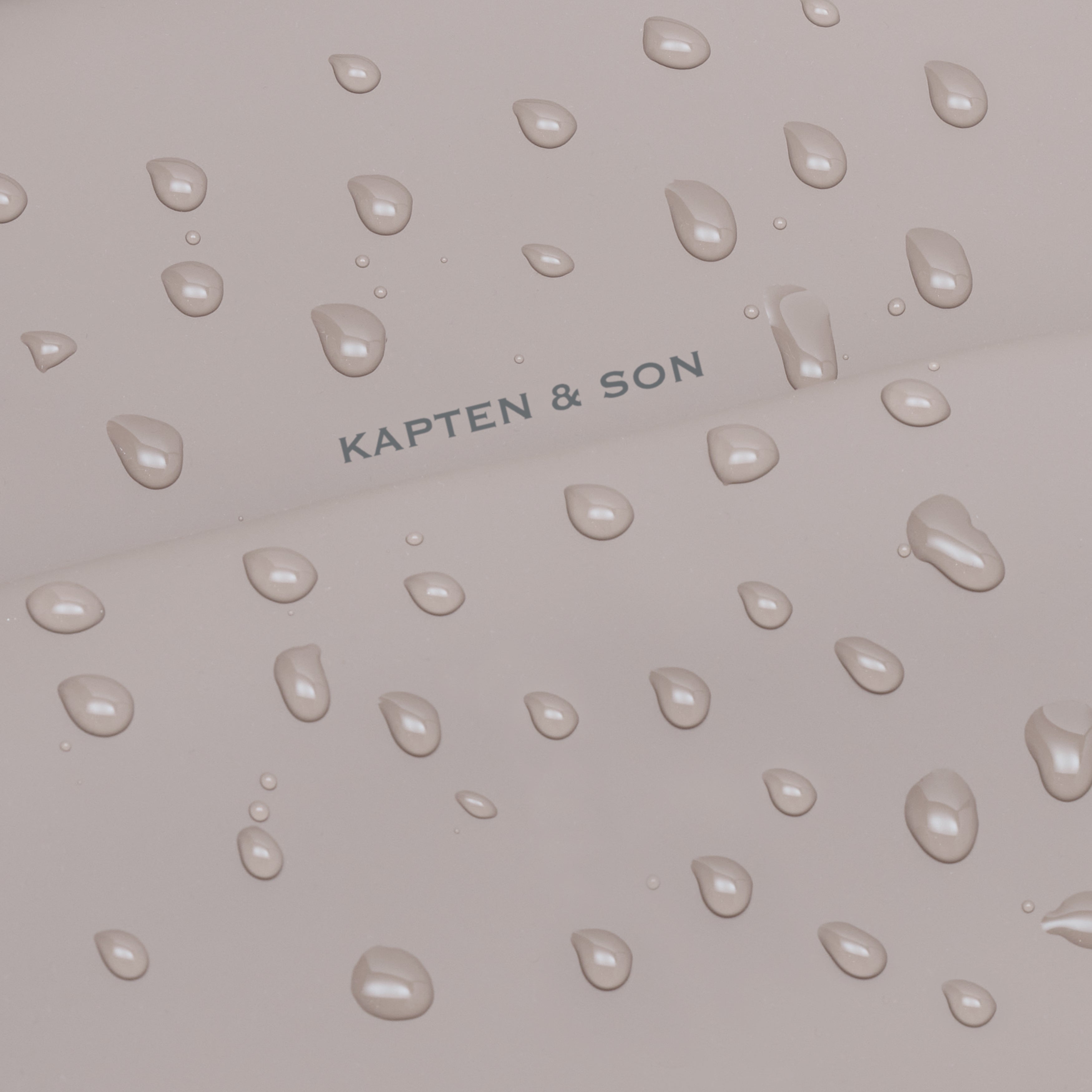 Sac à dos imperméable Helsinki de Kapten & Son en couleur Muted Rose, vue détaillée