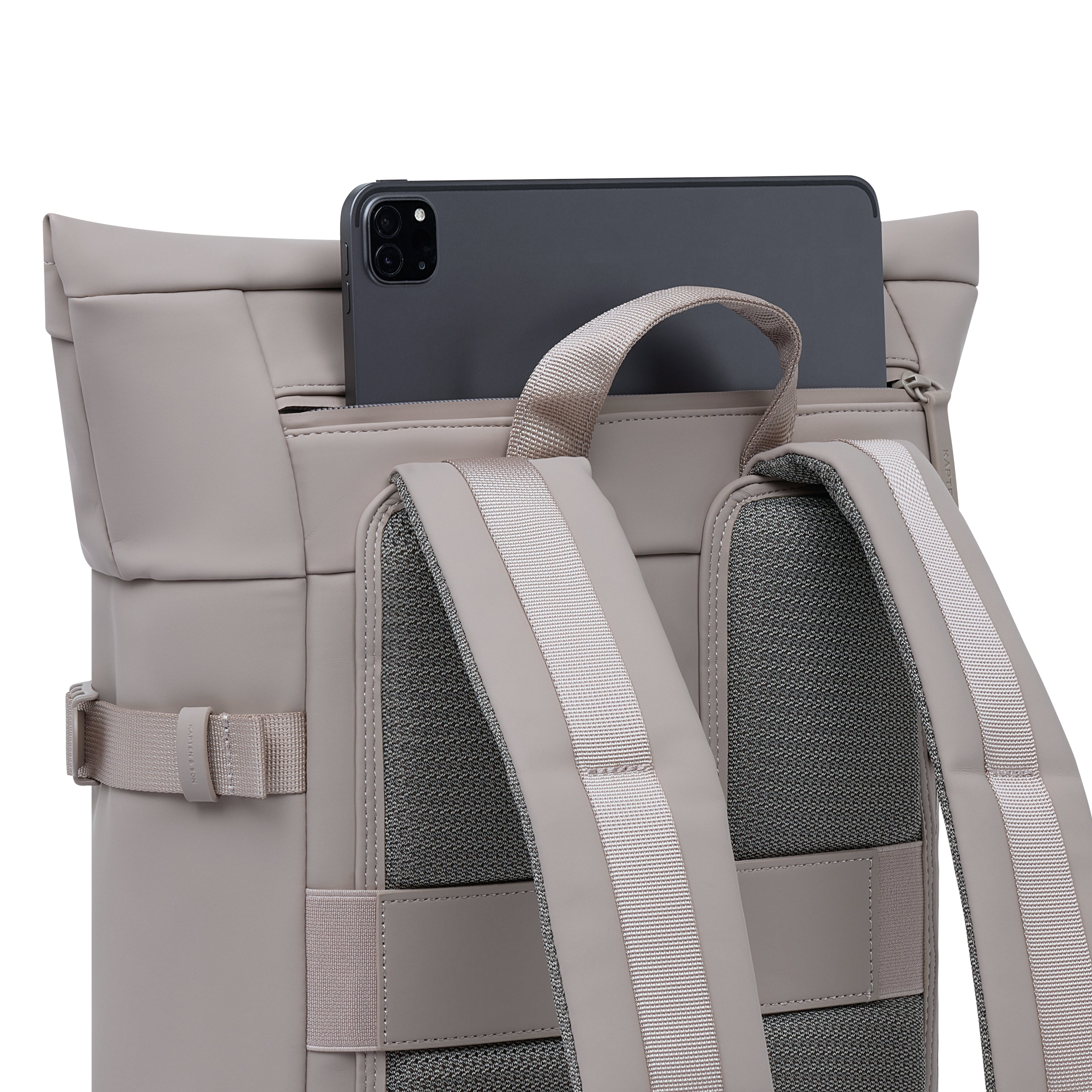 Sac à dos Kapten & Son Helsinki Muted Rose avec compartiment pour ordinateur portable – Détail