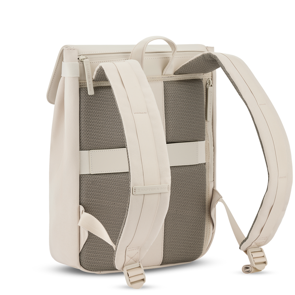 Kapten & Son Fyn Sandstone Rucksack Rückansicht