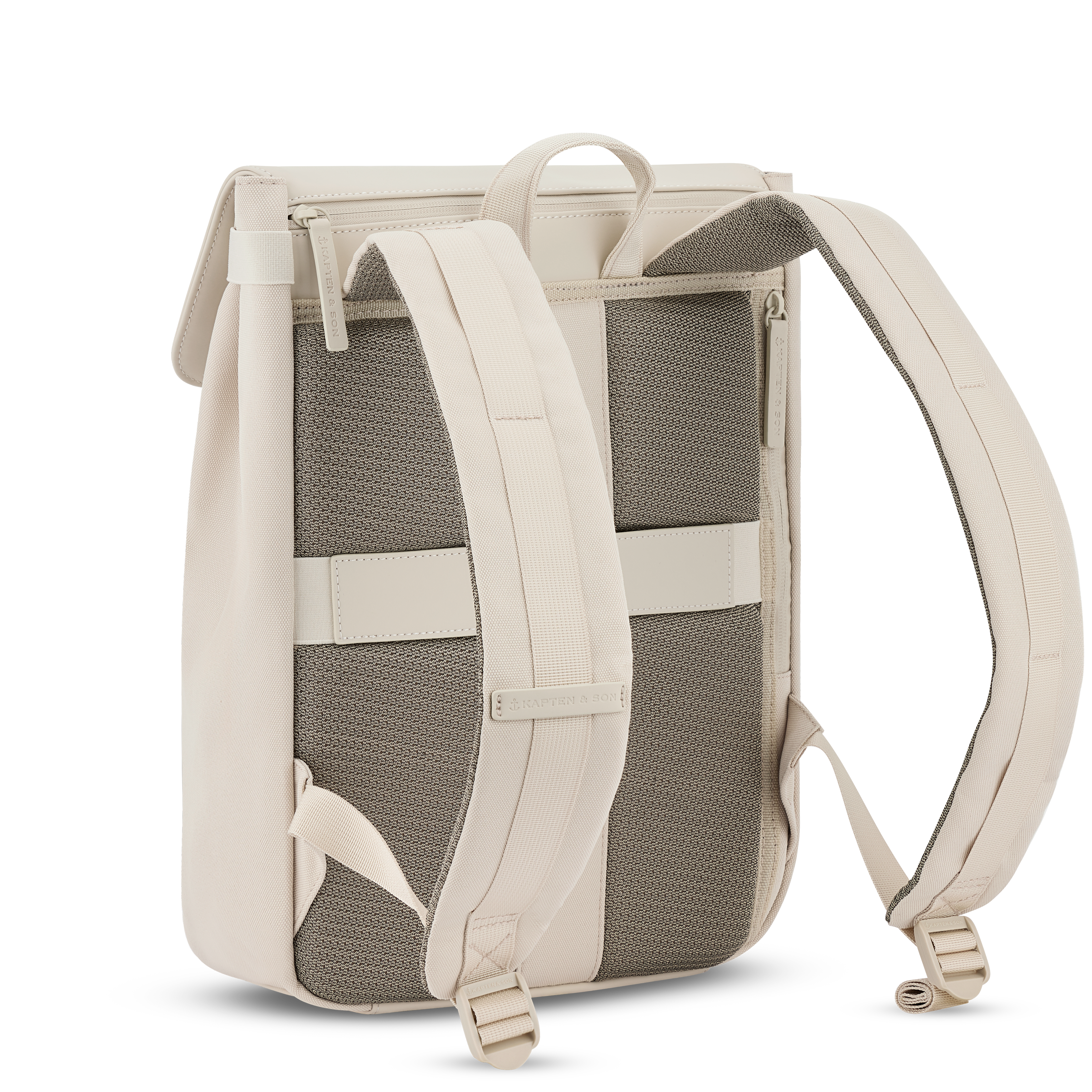 Kapten & Son Fyn Sandstone Rucksack Rückansicht