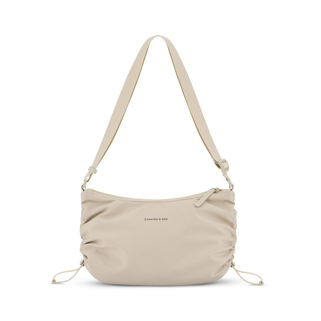 Kapten & Son Skara Small Beige Umhängetasche Frontansicht