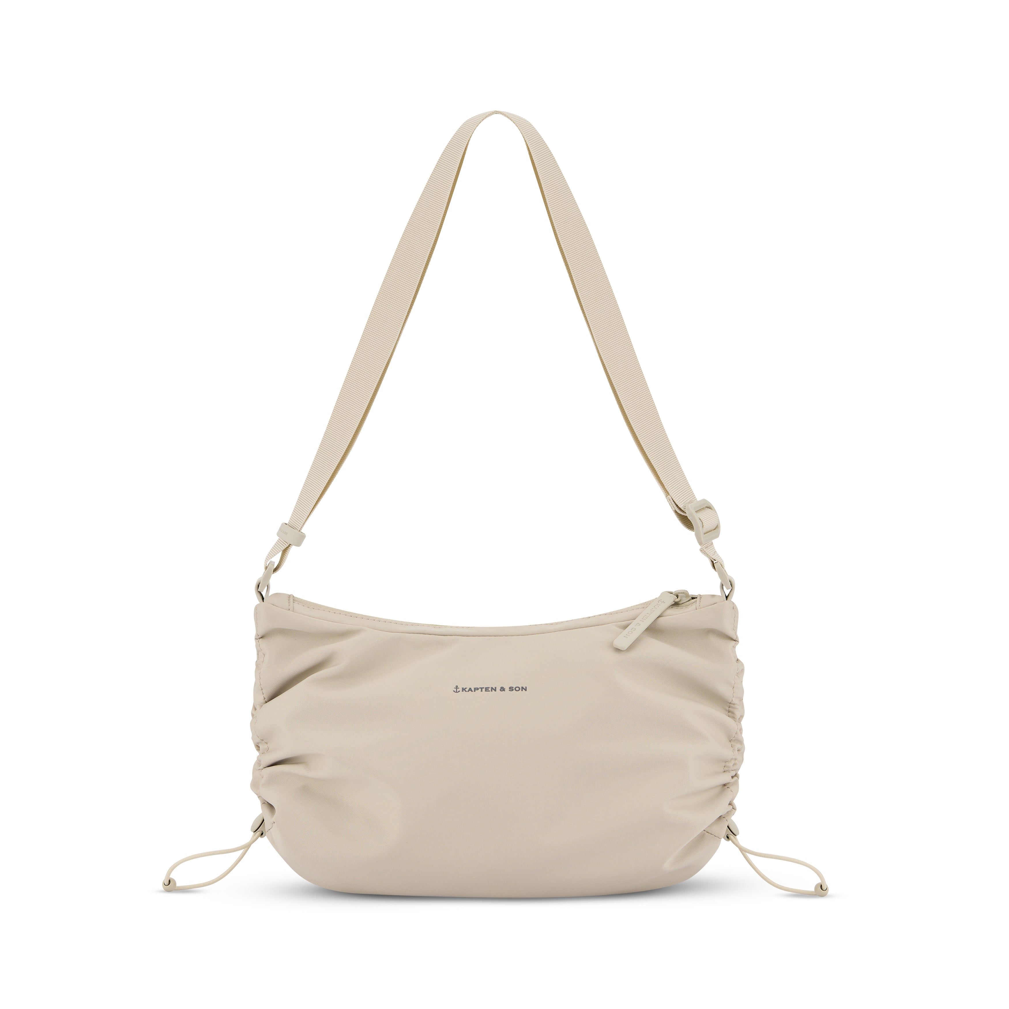 Kapten & Son Skara Small Beige Umhängetasche Frontansicht