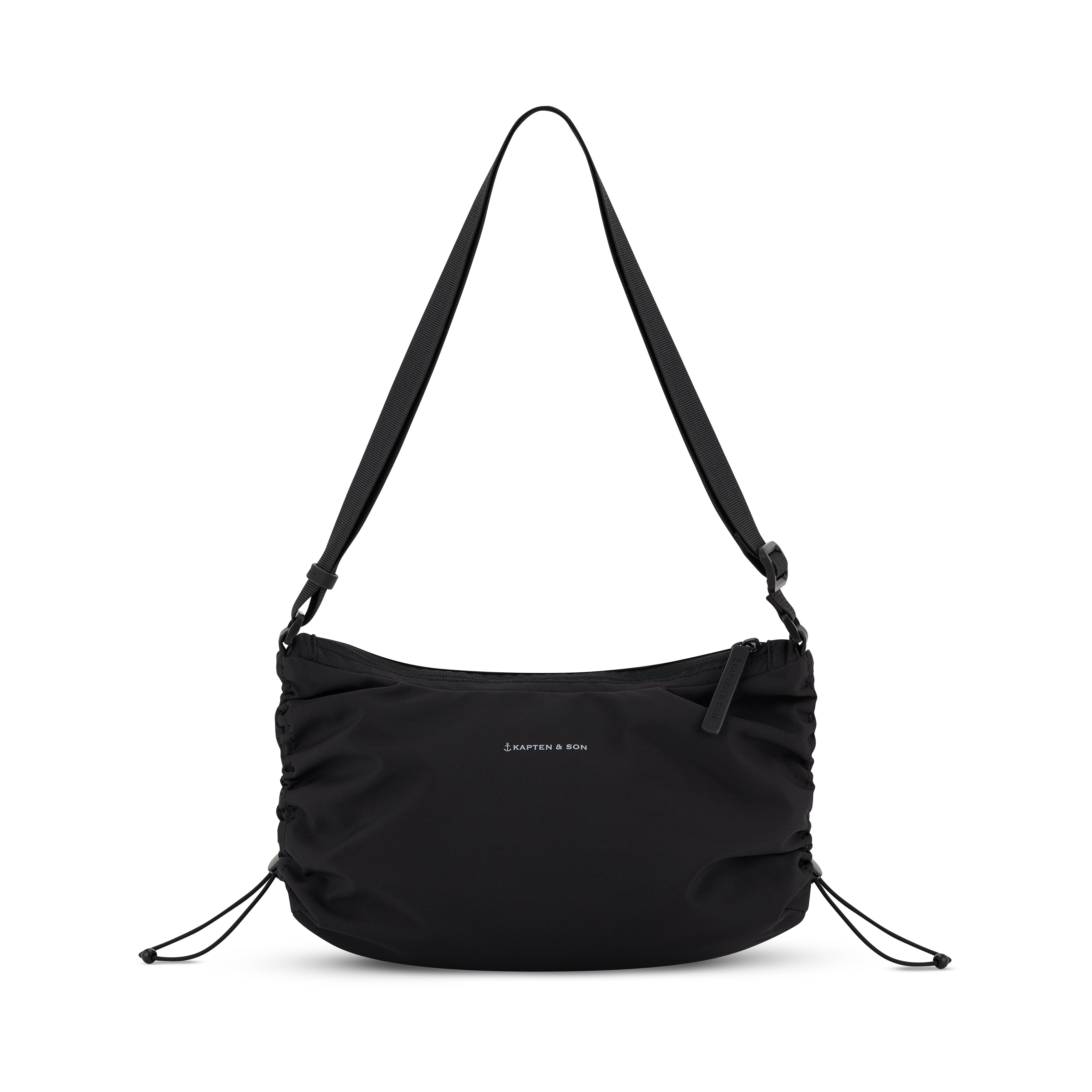 Kapten & Son Skara Small Black Umhängetasche Frontansicht