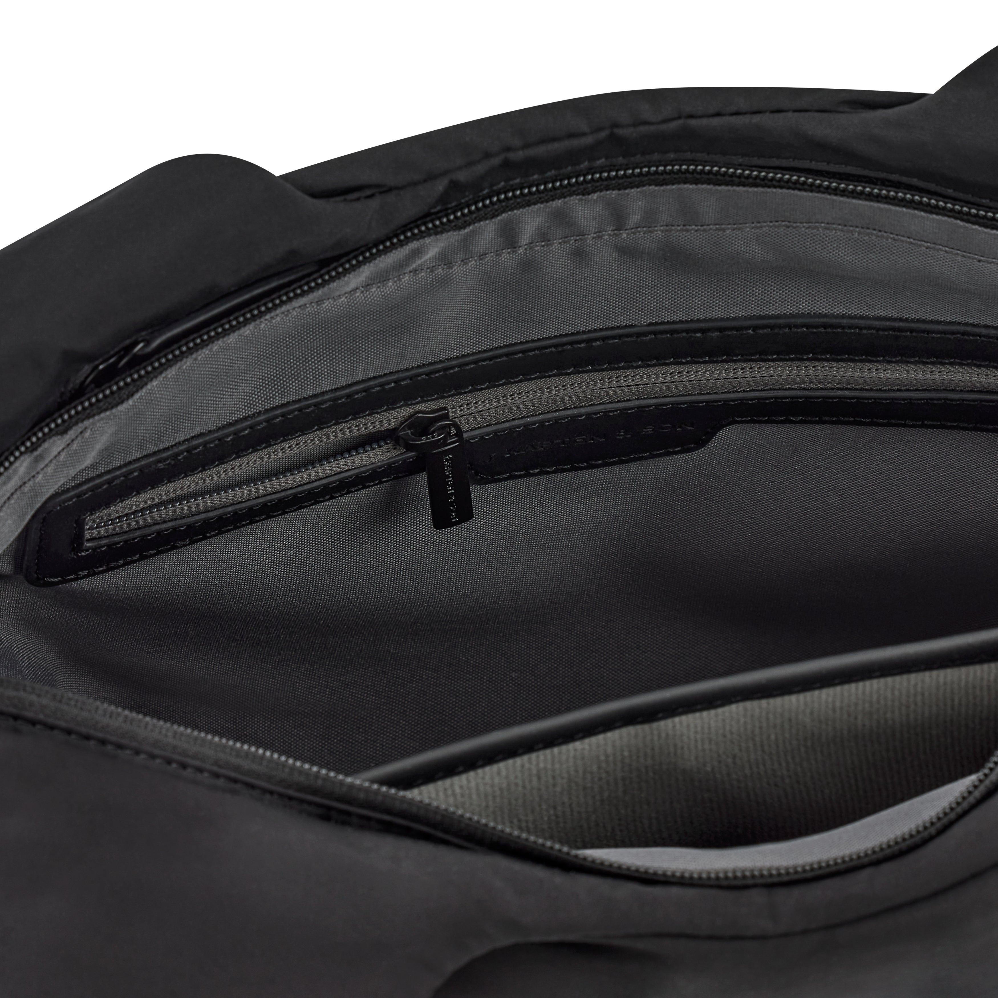 Kapten & Son Skara Cloud Shopper Black Umhängetasche Innentasche
