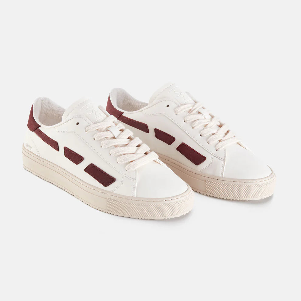 Meeko M99 City Garnet vue lateral semelle blanche
