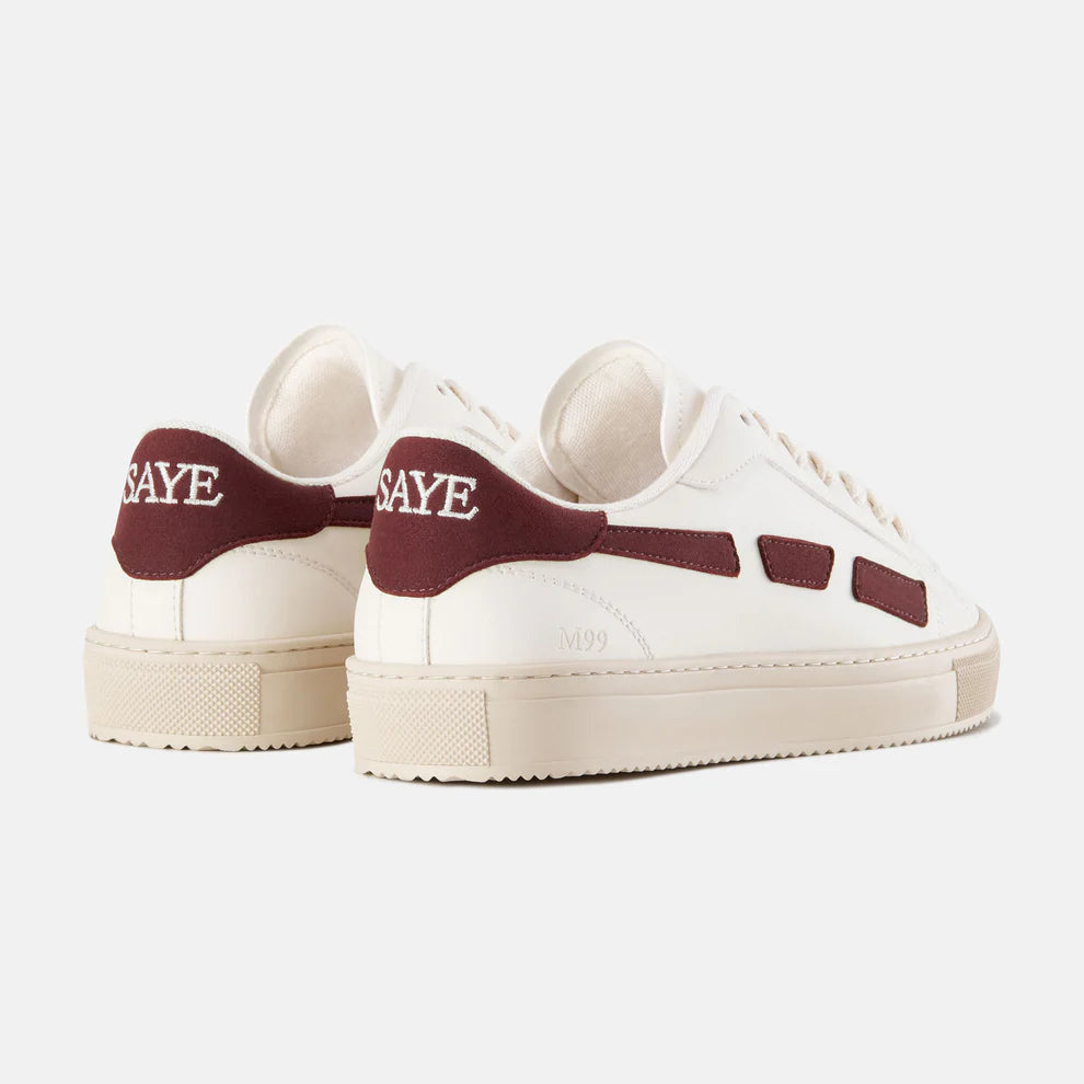 Meeko M99 City Garnet vue arriere semelle blanche