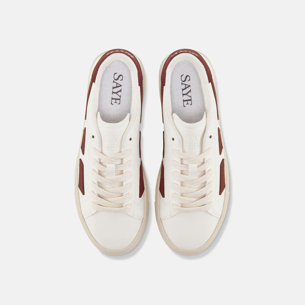 Meeko M99 City Garnet vue de dessus lateral semelle blanche
