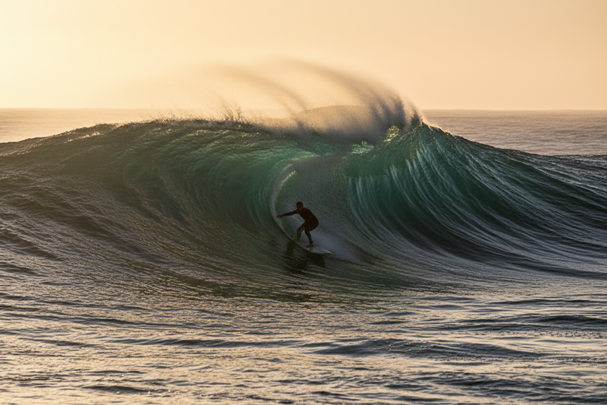 Profilbild für TwoThirds Unternehmen ein Surfer reitet die Wellen